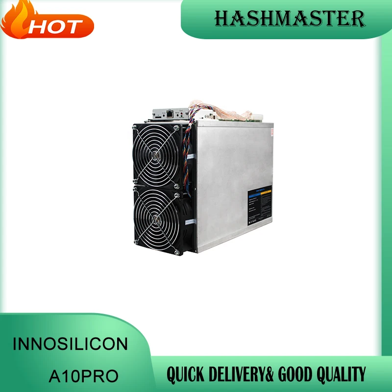 Innosilicon A10 Pro ETC /ETHW Master Miner 500/720/750Mh/s Hashrate с блоком питания и т. д. high Porfile