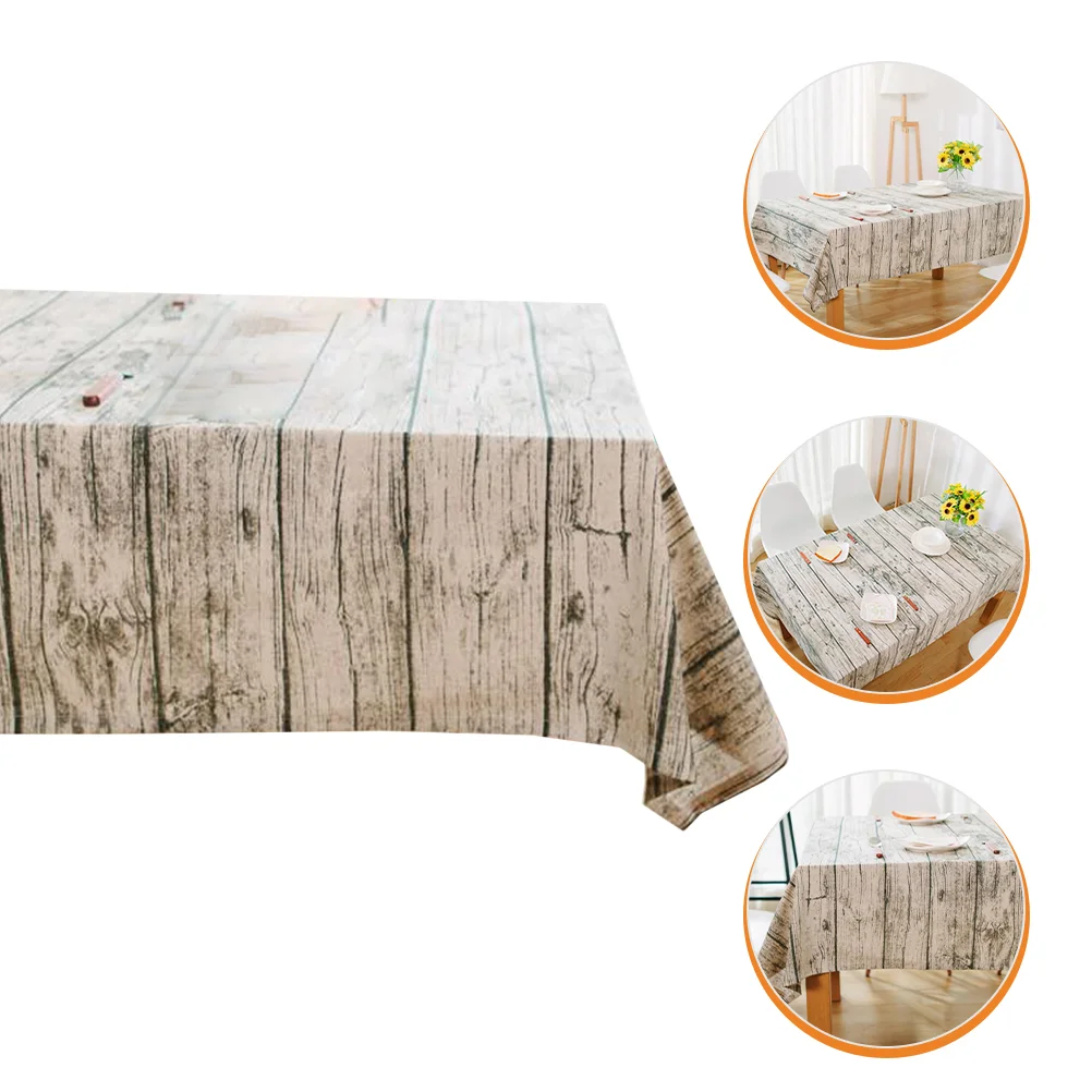 

Table Runner Tablecloth Picnic Clothcover Farmhouse Buffet Parties Decorative Covers Brown Browntablecloths Grain Vintagerustic