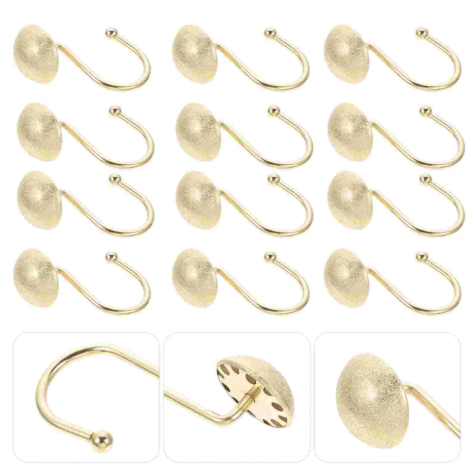 

Curtainhook Hooks Rings Metal Ring Hanger Rod Bathroom Drapery Loops Hanging Hangers Vintage Clips Decorative Drape Window Bath
