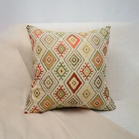 european and american retro pillow covers retro geometric sofa cushion cover boho home decor pillow case 45x45cm