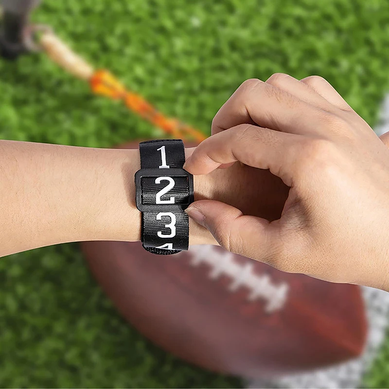 

Нейлоновый зажим на цепочке для футбольного судьи, регби, футбольный матч, тренировочное оборудование для судьи, спортивный матч, товары для подсчета