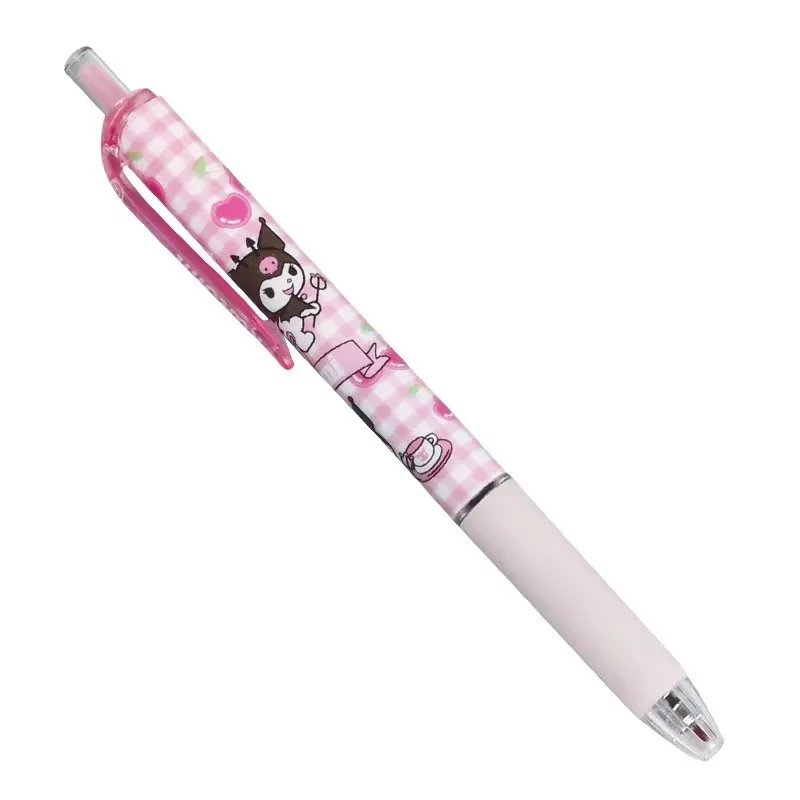 6 шт. серия 0 55 мм гелевая ручка Sanrio Hello Kitty Kuromi милая мультяшная ручка-пресс черный
