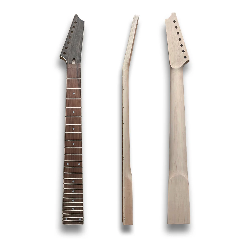 24 лада кленовый 7-струнный новый гриф для гитары 25 5 дюймов палисандр в горошек