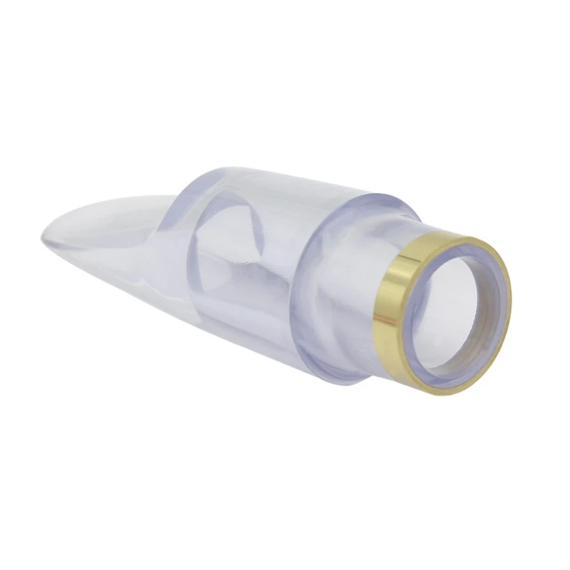 Запасной мундштук Saxo из АБС-пластика Прозрачный для альт-саксофона с пробковыми