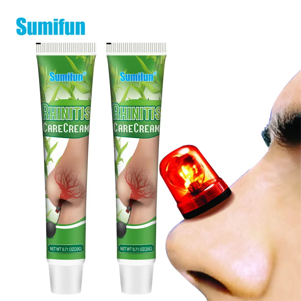 

1Pc Sumifun Rhinitis Nose Nasal Cream Sinusitis Treatment Allergic Rhinitis Congestion Itchy Herbal Spray Sinuses Medical