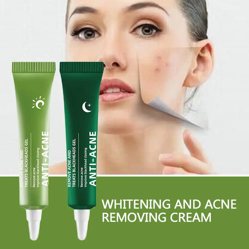 

Herbal Acne Treatment Cream Effective Fade Acne Spots Repair Gel Acne Removal Whitening Cream Oil Control Shrink Pores Skin Care