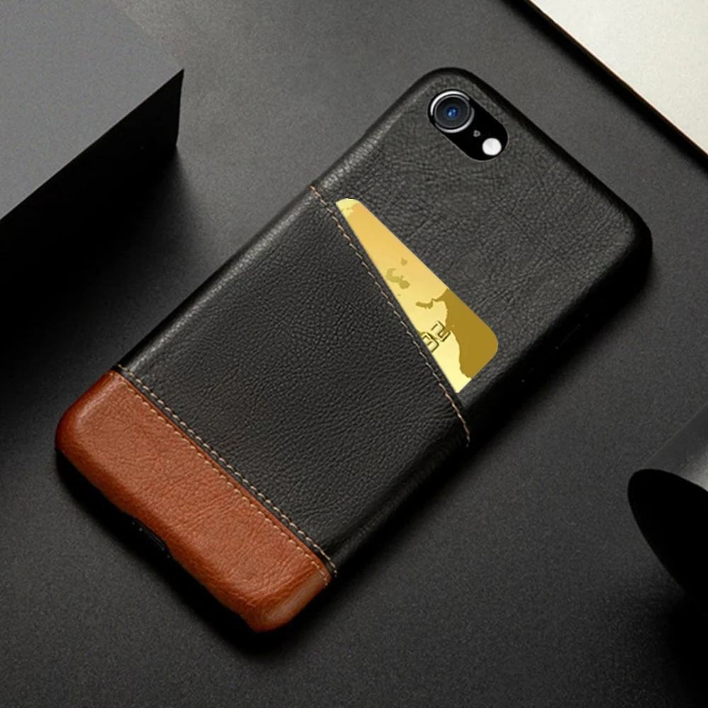 Luxury Leather Wallet Cover For iPhone 7 8 SE 2 3 2020 2022 Business Case For iPhone Apple SE 2nd 3rd generation SE2 SE3 Funda
