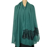 90180cm new muslim hijab scarf for women islamic soft glitter headscarf foulard femme plain shawls and wraps ladies stole