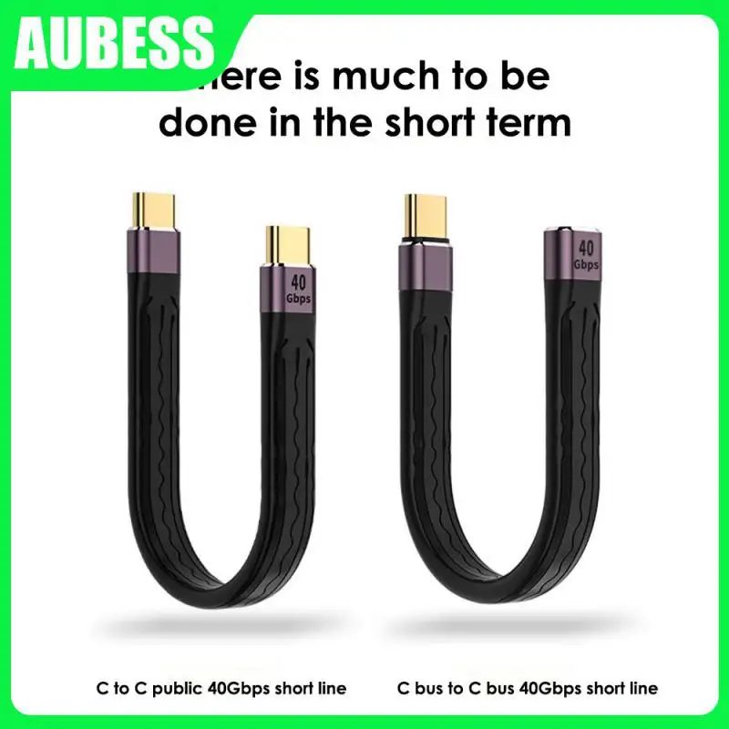 

4k@60hz Data Cable Pd100w Usb-c Hub 5a Fpc Flexible Cable Transmission Data Cable Laptop Accessories Soft Fast Charging Cable