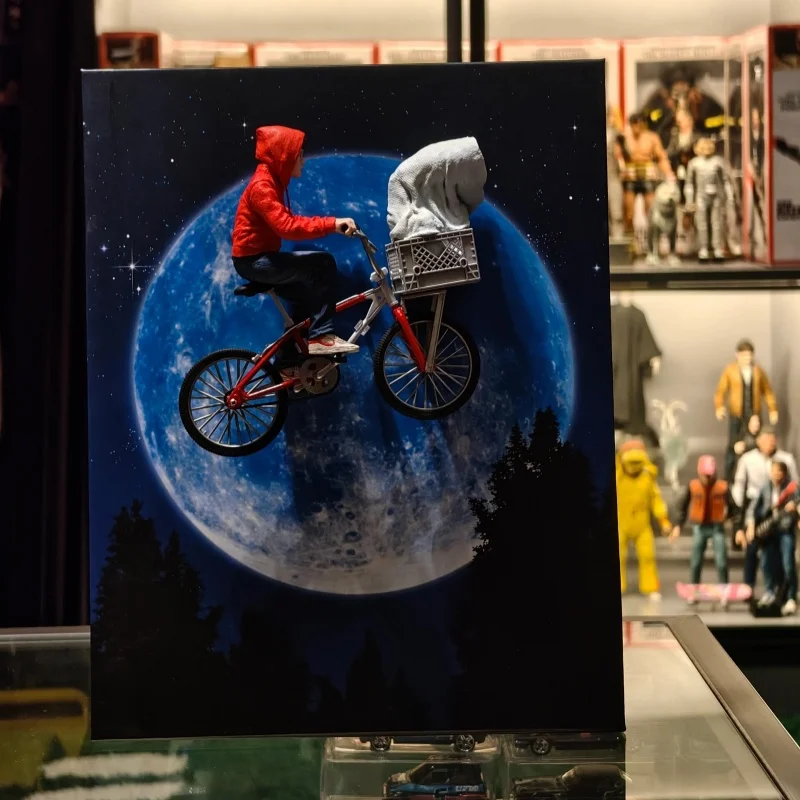Neca E.T. Экстра-Эфир 40-й годовщины &amp Эллиот с велосипедом Ver Аниме экшн-фигурка