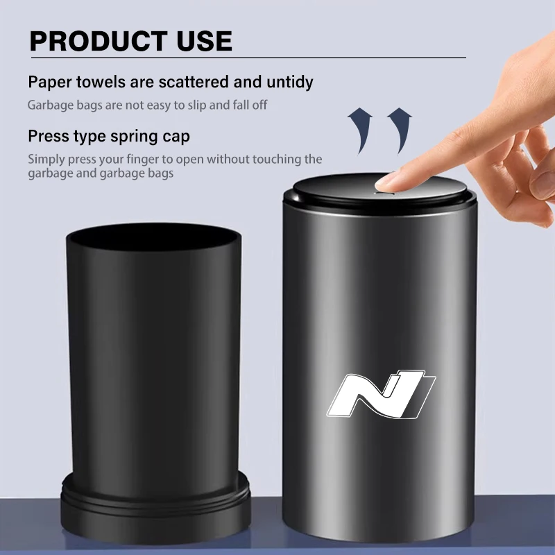 Автомобильная мусорная корзина коробка для хранения пыли органайзер из сплава N