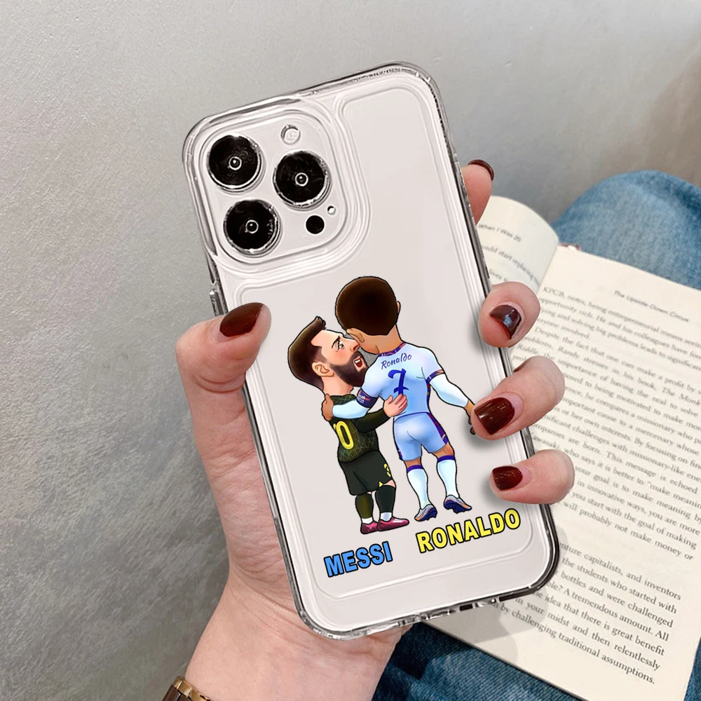 

Transparent Phone Case Greatest Era of Football For iPhone 11 12 13 14Pro Plus Mini Max XS TPU Soft Silicone Bumper Back Cover