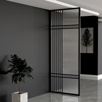 light luxury screen partition living room tempered glass entrance hall decoration vanity stainless steel customization