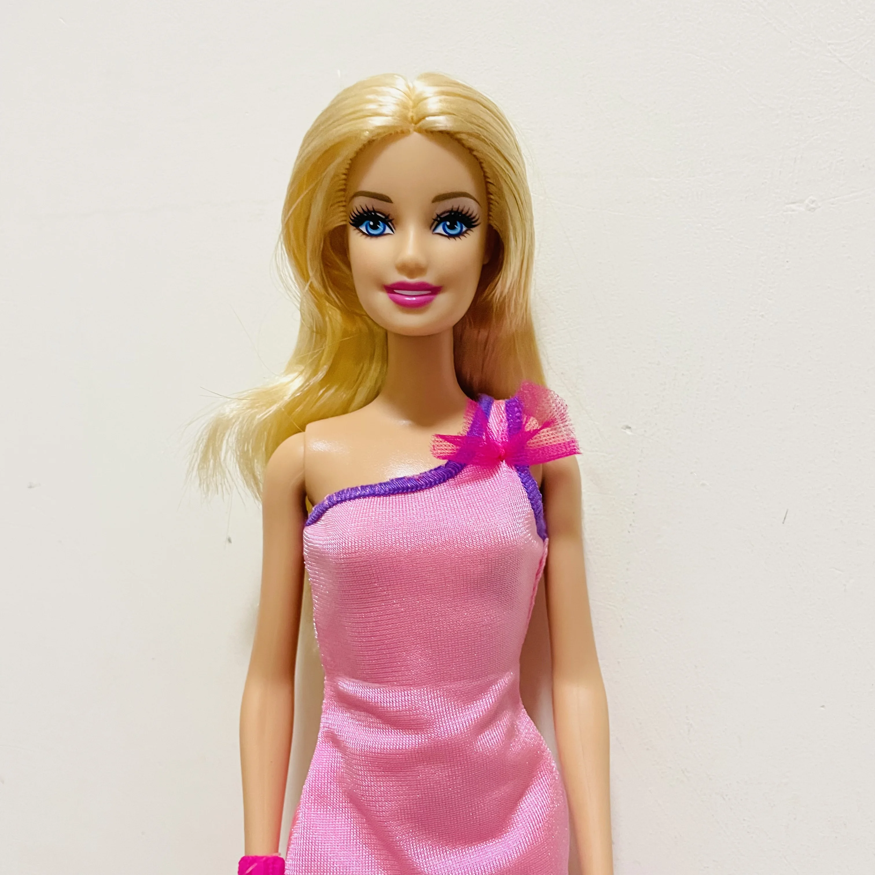 

30cm Original Doll Toy Princess Blond Hair Pink casual skirt 7 joints Fashion Toy beautiful Girl gift