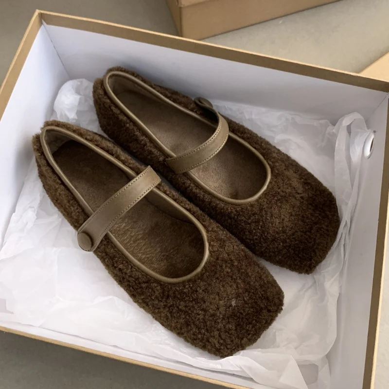 Женские замшевые ботинки на плоской подошве Дизайнерские повседневные для