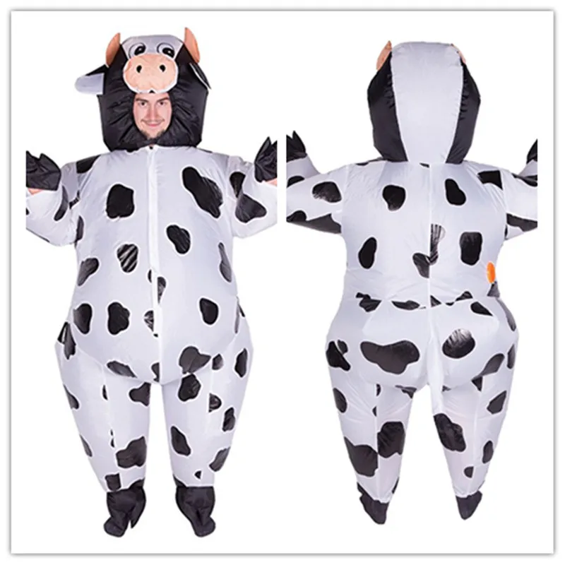 

Животное косплей надувной костюм коровы Хэллоуин вечерние Косплей Взрослый необычный надувной костюм