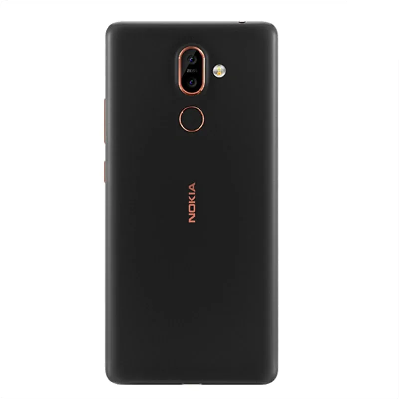 Смартфон Nokia7plus на Android полноэкранный две SIM-карты 4G черный 6 + 64 ГБ телефон для
