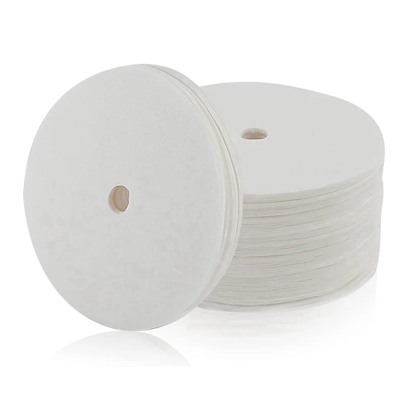 

400Pcs Unbleached Percolator Coffee Filters, 3.75In Disposable Coffee Paper Filter, Disc Coffee Filters White Durable