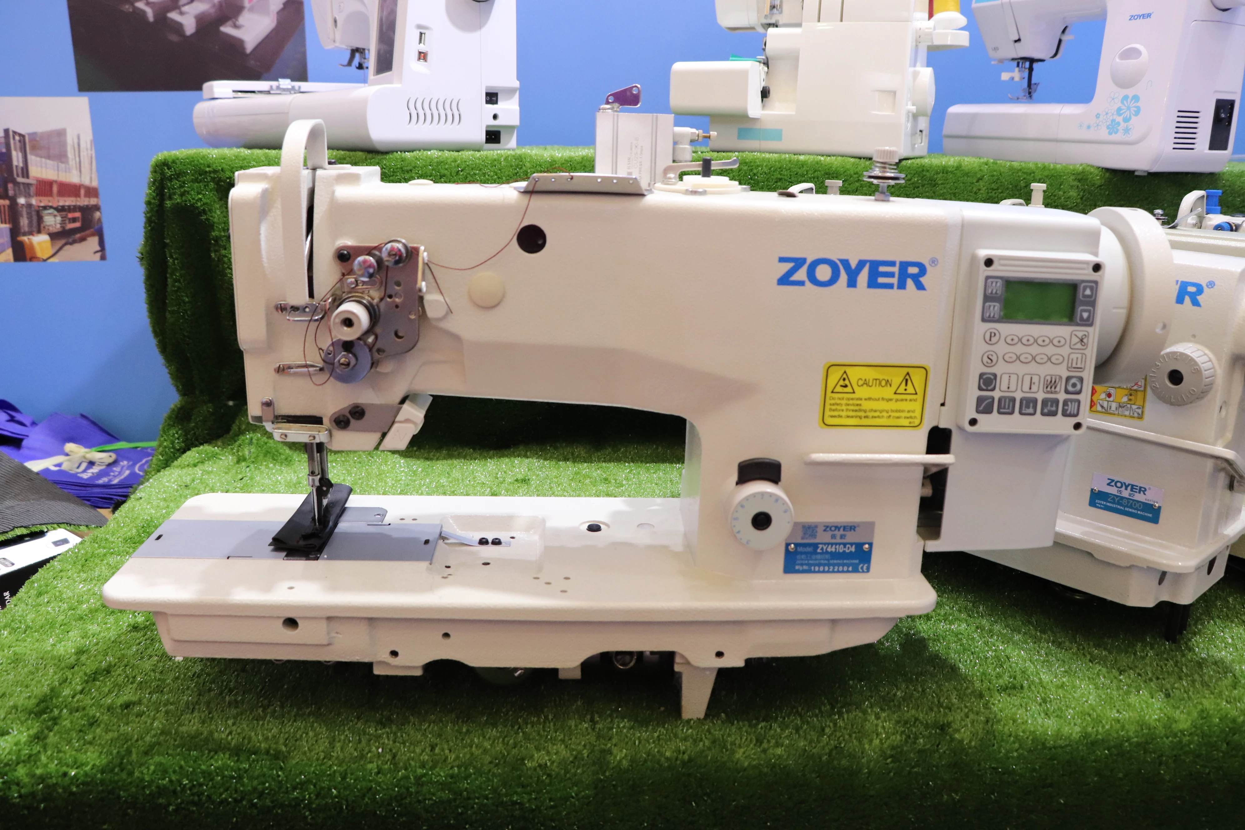 ZY4410-D4 Промышленная швейная машина Zoyer с одинарной тяжелой блочной подачей и