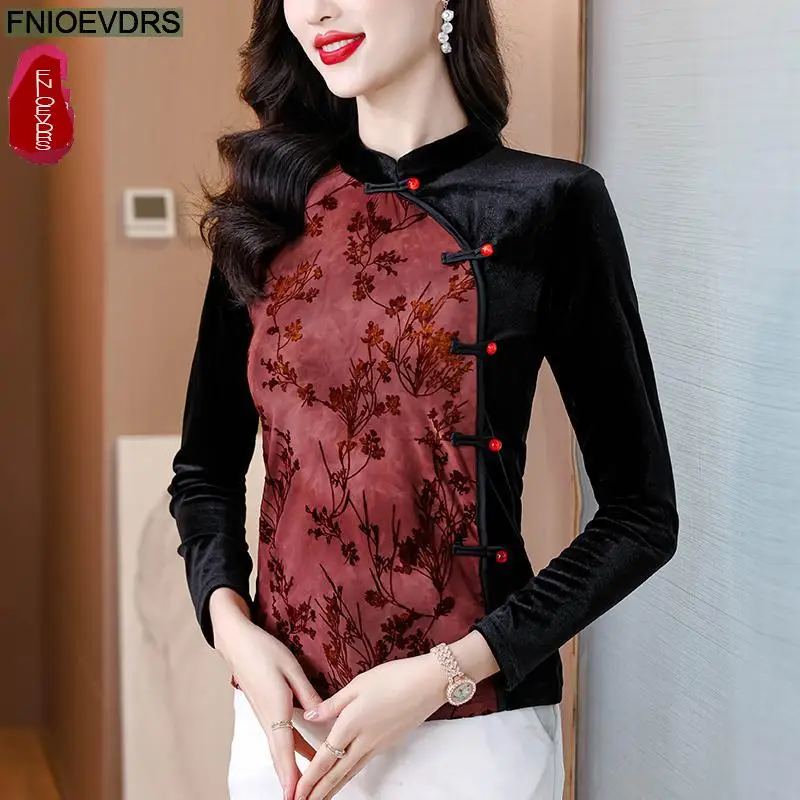 Ретро Винтаж Французский Дизайн Модные Топы Новый Женщины С Длинным Рукавом