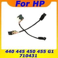 20 100pcs new laptop dc power jack cable for hp 440 445 450 455 g1 710431 charging port connector