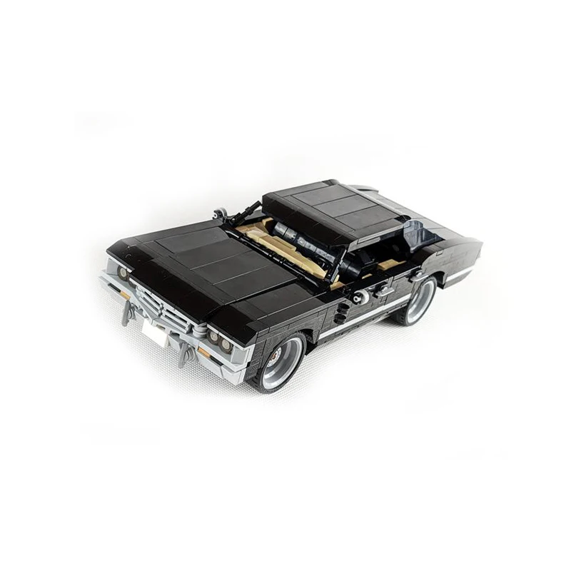 Фото 925 деталей MOC Impala Supernatural, конструктор Creator Expert, модель из строительных блоков, игрушка, архитектурный набор, идея для рождественского подарка, развивающая игрушка №4