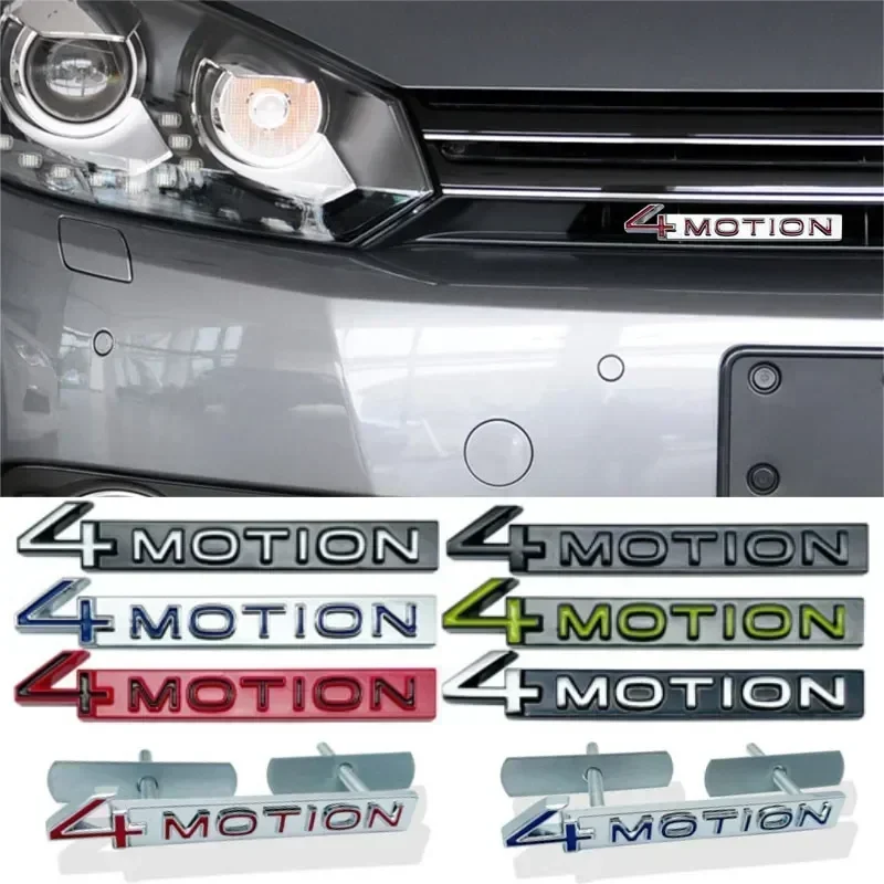 Металлическая 4 MOTION движения с буквами эмблема на переднюю решетку автомобиля