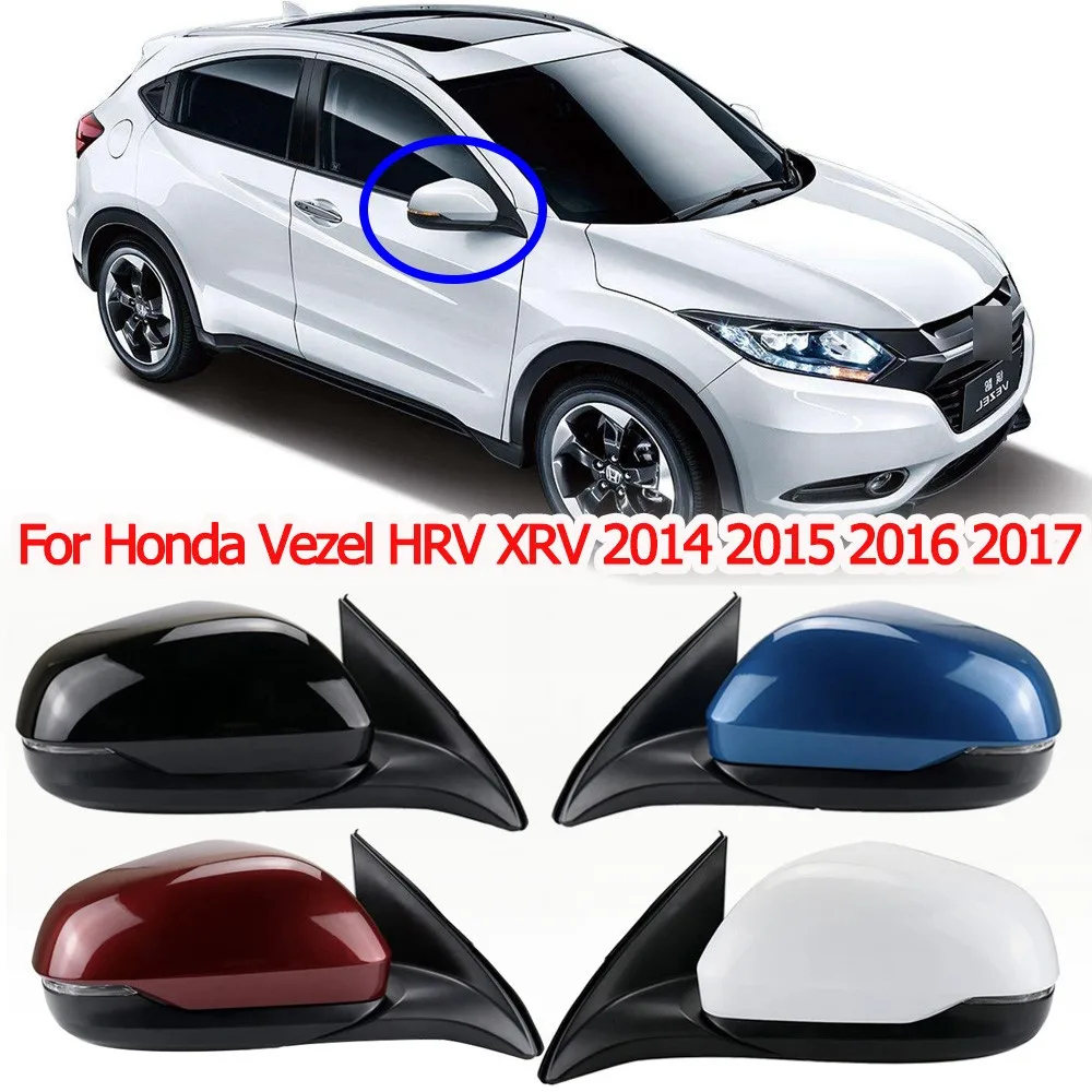 

Для Honda Vezel HRV XRV 2014 2015 2016 2017 76208-T7J-H01 76258-T7J-H01 автомобильное 8 проводов складное электрическое зеркало заднего вида в сборе