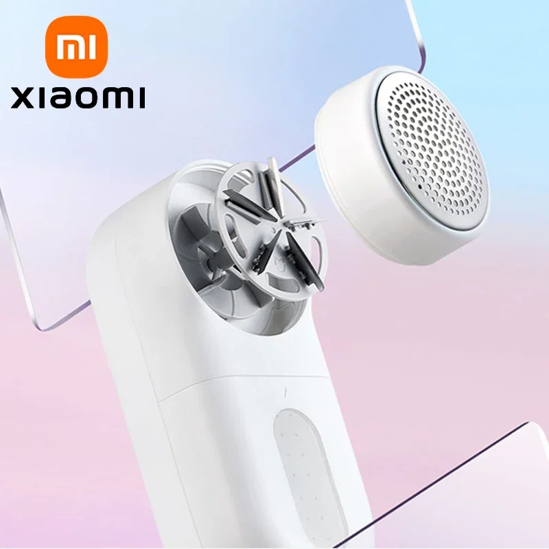 מסיר פלטות XIAOMI MIJIA, פלטה נטענת באמצעות USB להסרת פלטות מהבגדים, להב עלים עם חיי סוללה של 180 דקות, מסיר פלטות נפילה