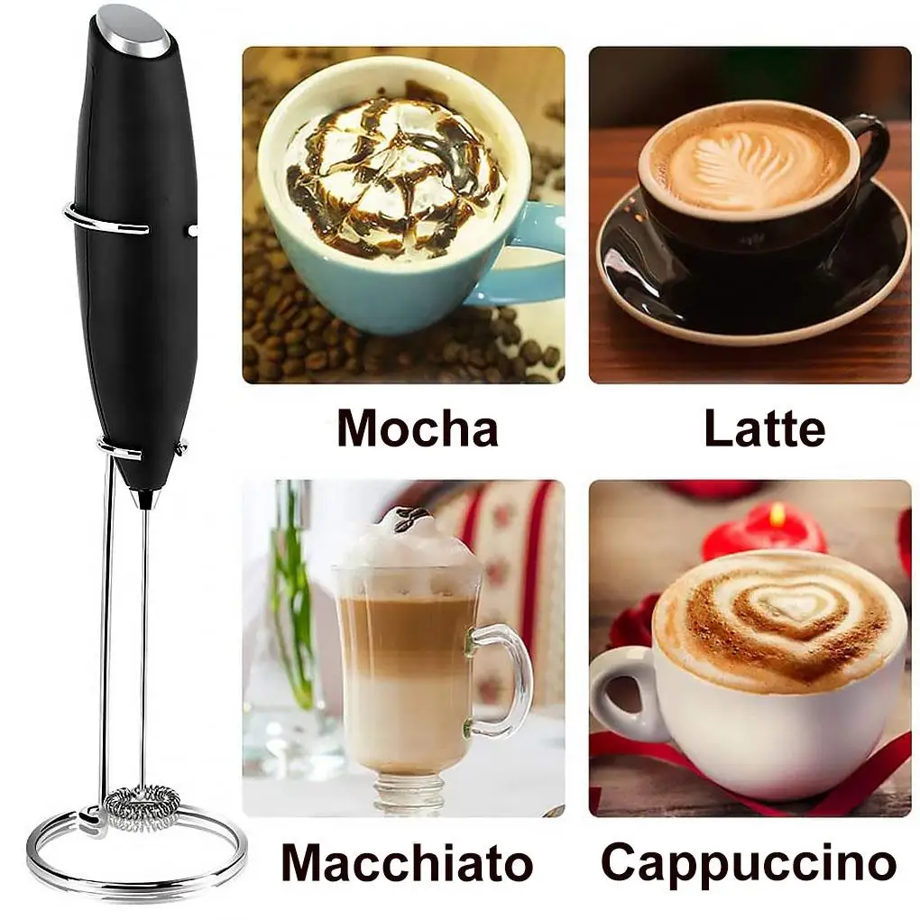 

Electric Milk Frother Automatic Handheld Foamer Coffee Maker Egg Beater Milk Frother Portable Kitchen Coffee Whisk Tool