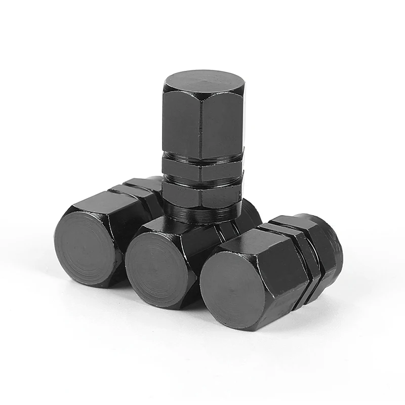 

4/8Pcs Aluminum Alloy Car Wheel Tire Valve Caps Tyre Rim Stem Covers Airdust Dustproof For Automobile Motorcycle Truck Bike