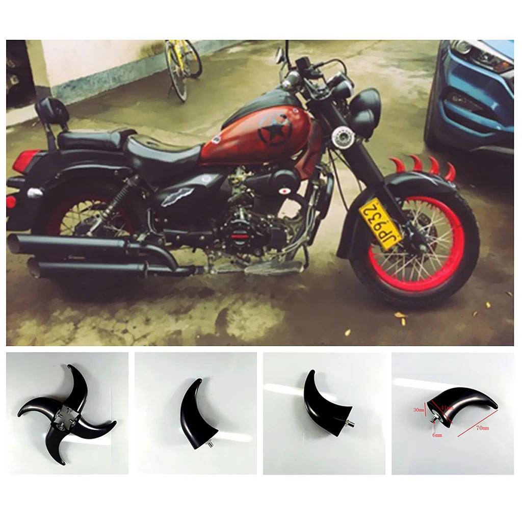 Украшение передних рогов мотоцикла для Chopper Bobber Touring