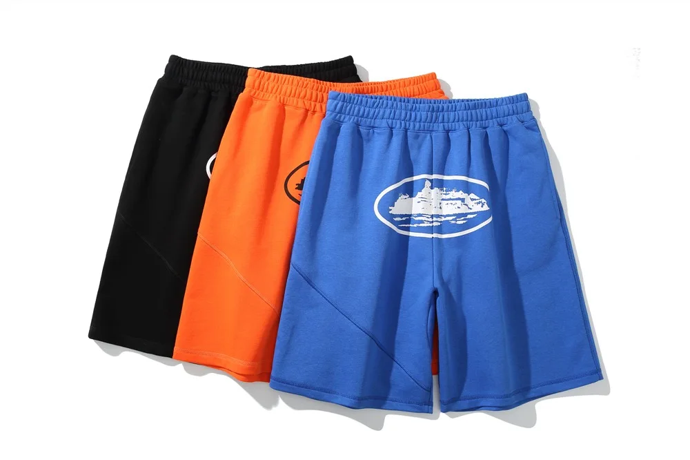

2023 printed loose shorts for men and women of the same style summer American hip-hop high street sports five-point pants