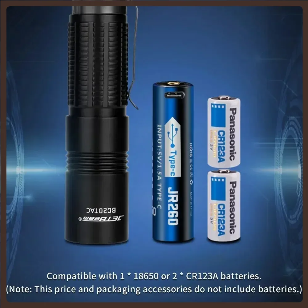 JETBEAM BC20TAC фонарик 1100Lu EDC Lantern Type-C USB зарядный фонарь высокой мощности светодиодные