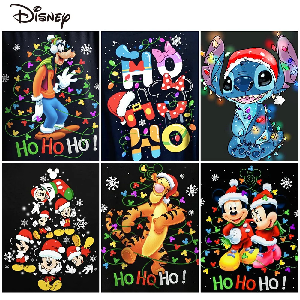 

Mickey Mouse letter Christmas gift DIY digital painting color hand-painted unique gift bedroom wall art home decoration