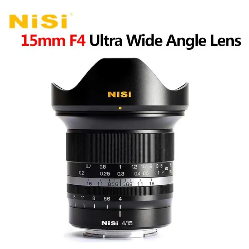 

NISI 15mm F4 Ultra Wide Angle Lens Full frame MF Prime Camera Lens for Nikon Z Fuji X Sony E Canon RF Leica L Mount Cameras