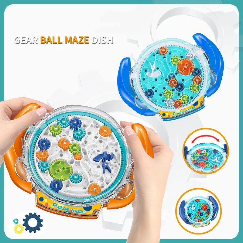 

Gravity 3D Maze Puzzle for Kid Labyrinth Game Marble Maze Toy Gear Control Fine Motor Skills Toys Toddler Educational Brain Game