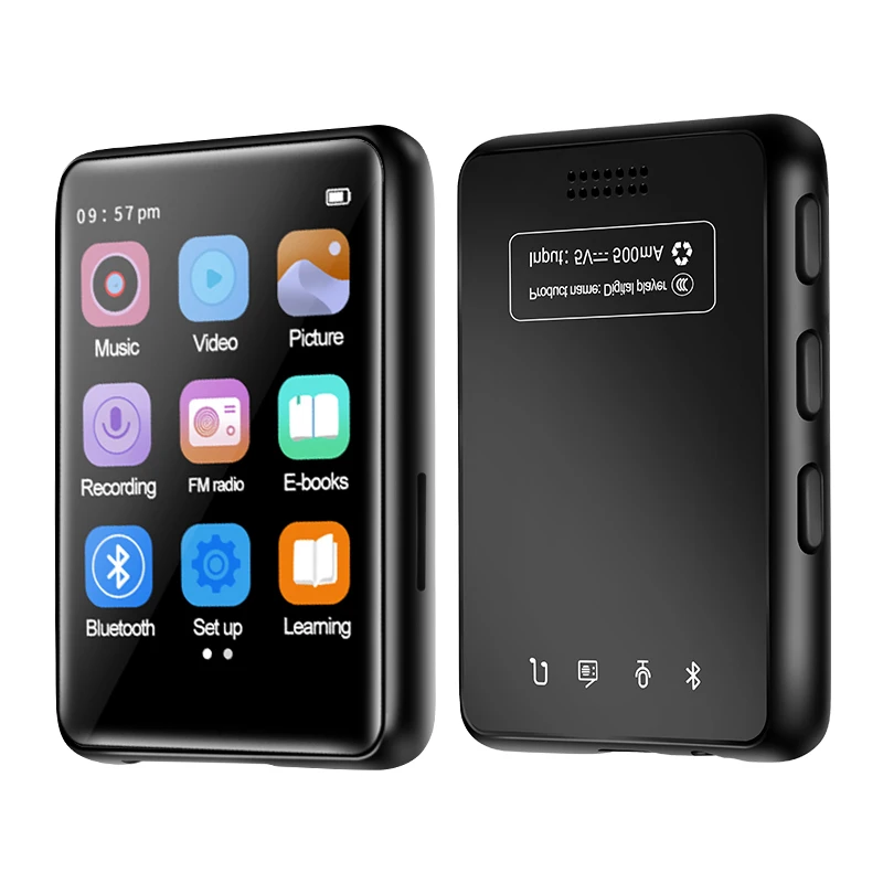 Фото 2,5-дюймовый полноэкранный mp3 mp4 Walkman Студенческая версия Мини-ультратонкий Bluetooth Портативный сенсорный экран mp5 Музыкальный плеер Поддержка автомобиля №1
