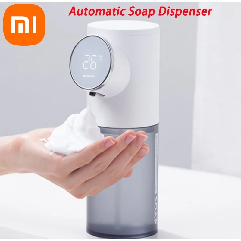 

Автоматический дозатор жидкого мыла Xiaomi Mijia, USB Перезаряжаемый дозатор жидкого мыла 320 мл, дезинфицирующее средство для рук с цифровым диспл...