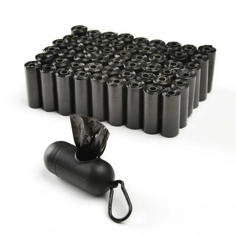 

Dog Poop Bags for Dog Large Cat Waste Bags Doggie Outdoor Home Clean Refill Garbage Bag Pet Supplies 15 Bags/ Roll