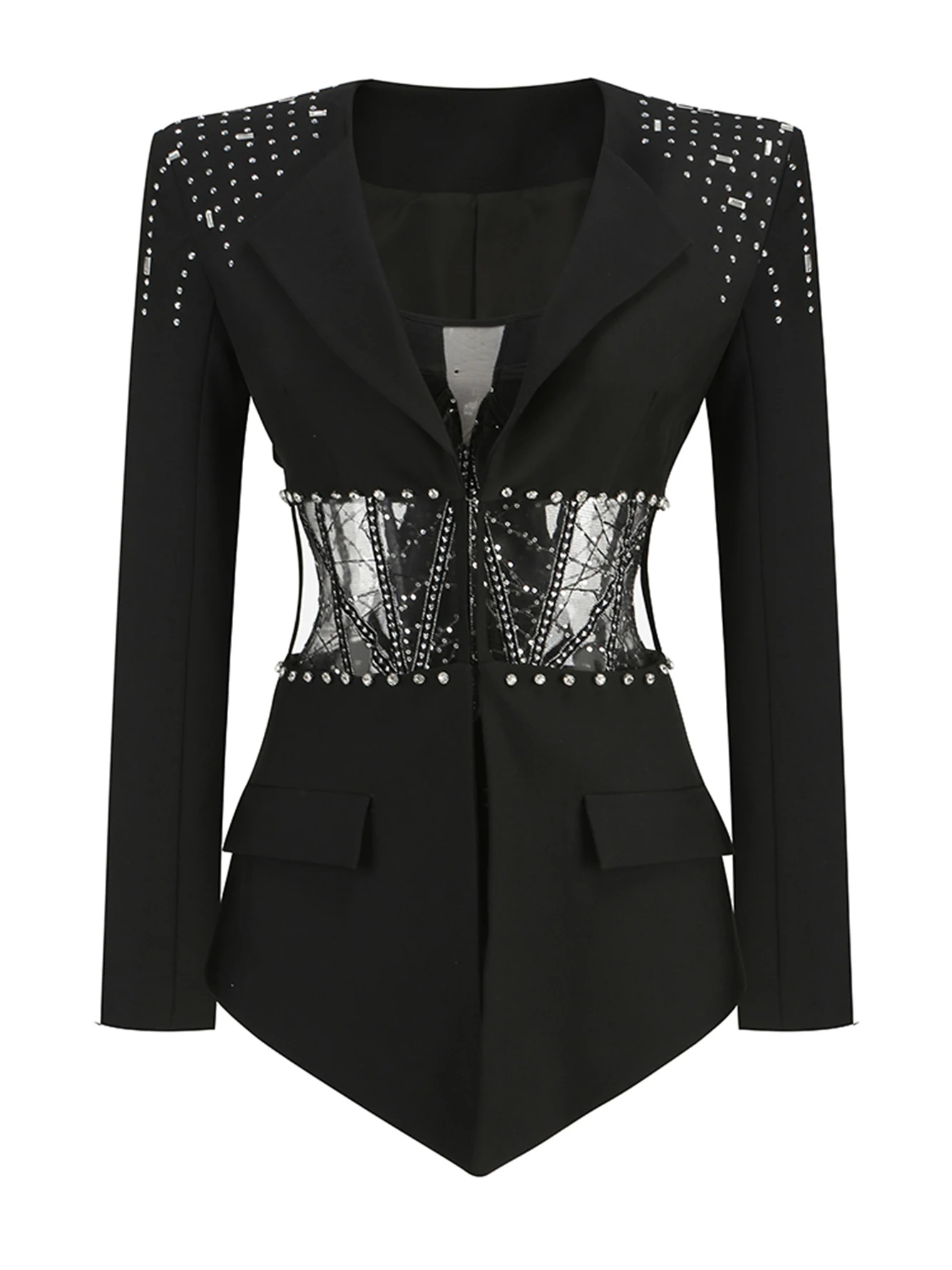 Новинка 2024 Женский клубный комплект из двух предметов высокого качества