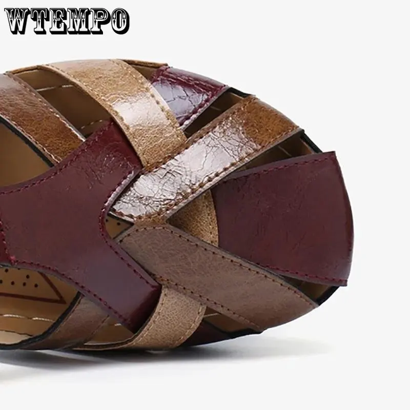 WTEMPO Ladies Sandals Summer Women's Shoes Plus Size Wedge Sandals Bunch Foot Casual Printed Sandals Wholesale Dropshipping