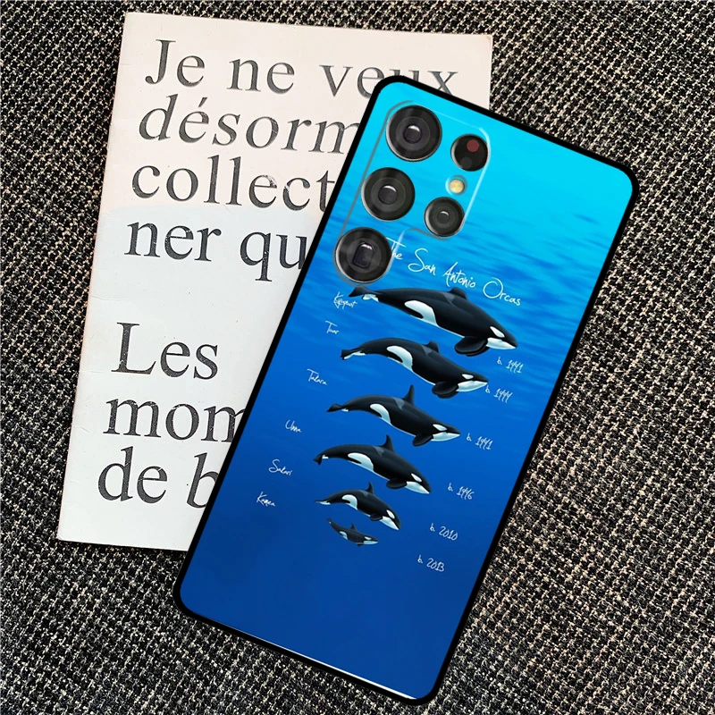 Чехол Orcas для Samsung Galaxy S22 Ultra S10 S9 S8 Note 10 Plus 20 S21 S20 FE |