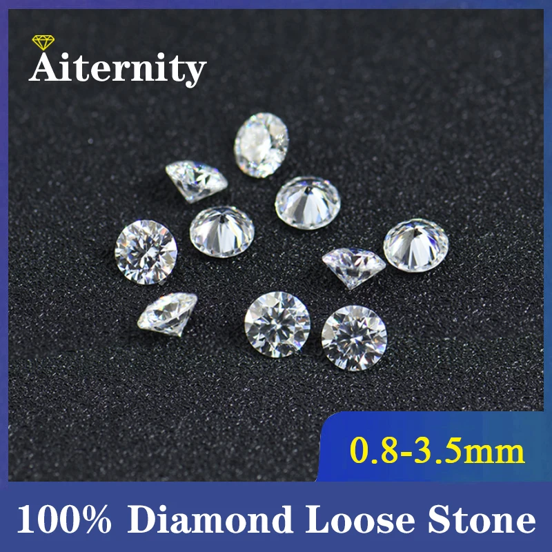

100% Real Diamond D Color VVS White Round 3 Excellent Cut Loose Lab gemstone
