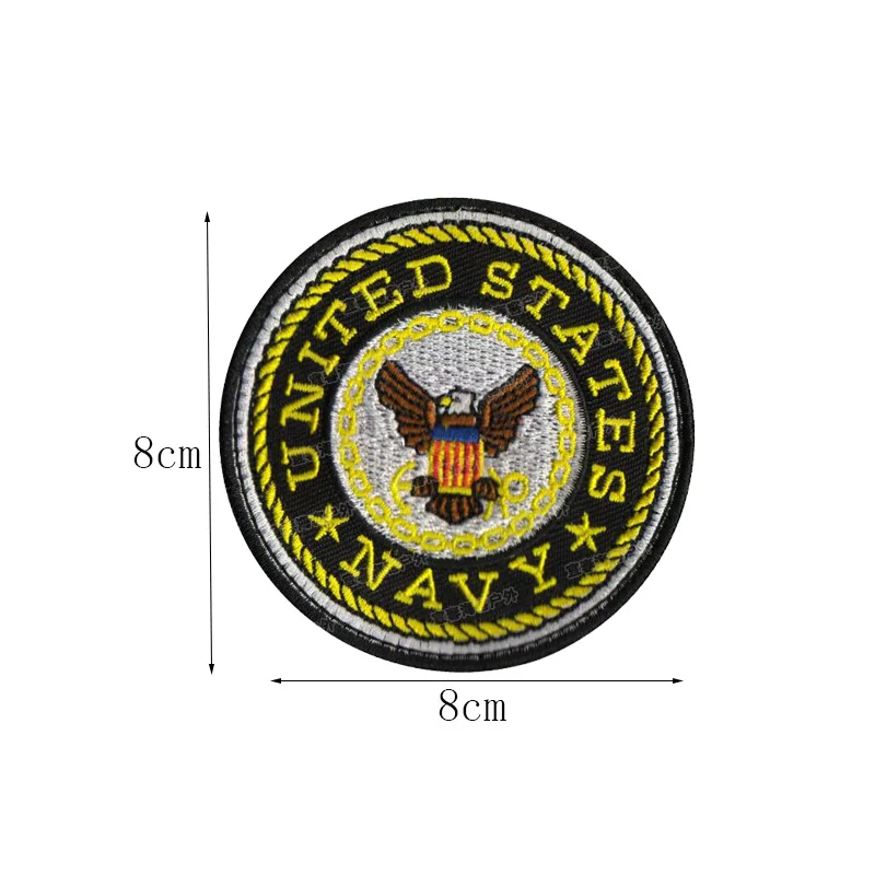 3D вышивка значок телефон/верх пистолет американские авиакомпании пилот нашивка