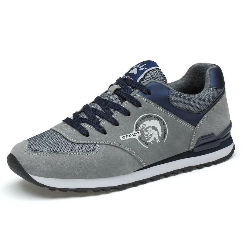 

Повседневные замшевые кожаные мужские кроссовки для бега, весенние мужские кроссовки, новые мужские кроссовки для улицы, спортивная обувь для газона, 2022