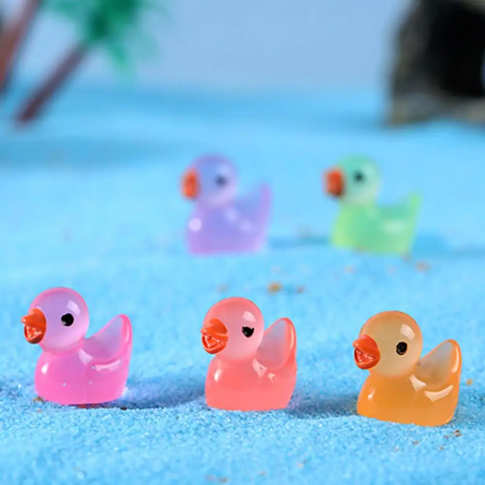 

Cute Fluorescent Statues Adorable Appearance Eco-friendly Non-Fading Animal Figures Home Supplies