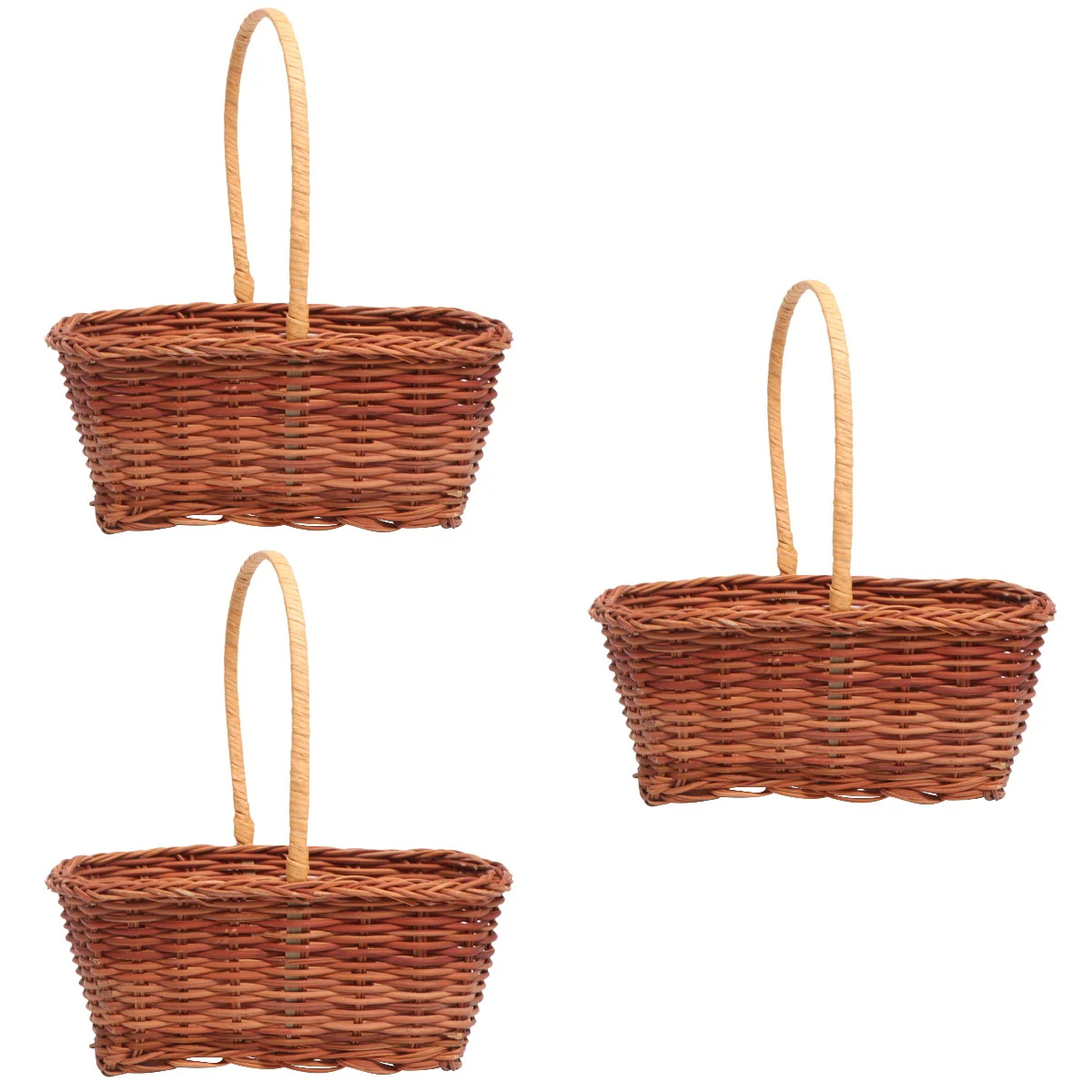 

Basket Desktop Children Mini Empty Gift Props Diy Fill Baskets Handle Gifts Prop