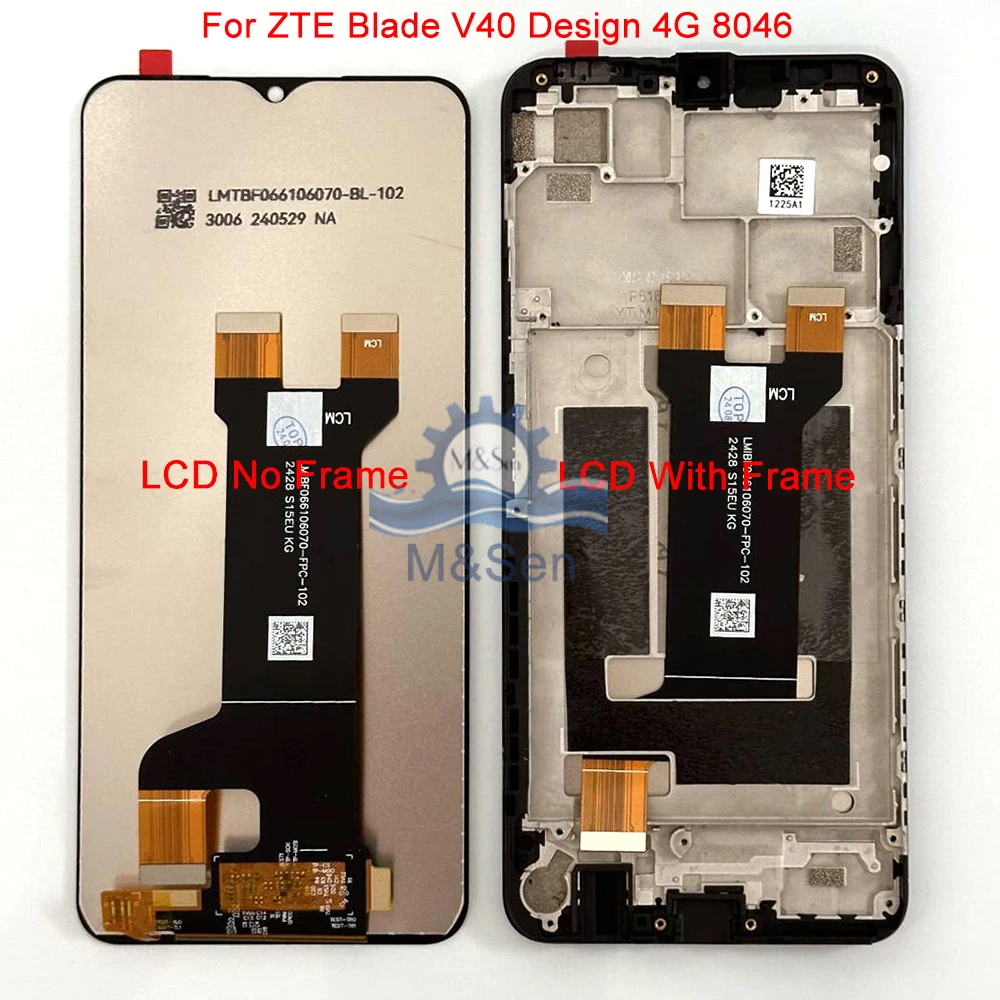 Оригинальный сенсорный ЖК-дисплей для ZTE Blade V40 дизайн 8046 V41 Vita 8140N дисплей V50 4G 8050/Φ