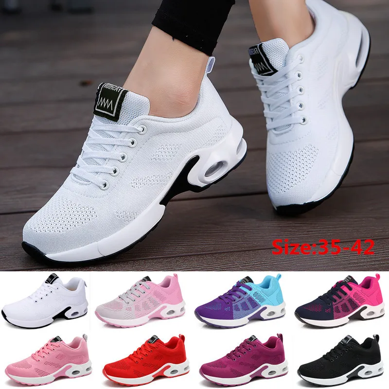 

Женские летние легкие кроссовки Shose, уличная спортивная дышащая сетчатая удобная обувь для бега, Баскетбольная обувь с подушкой для женщин